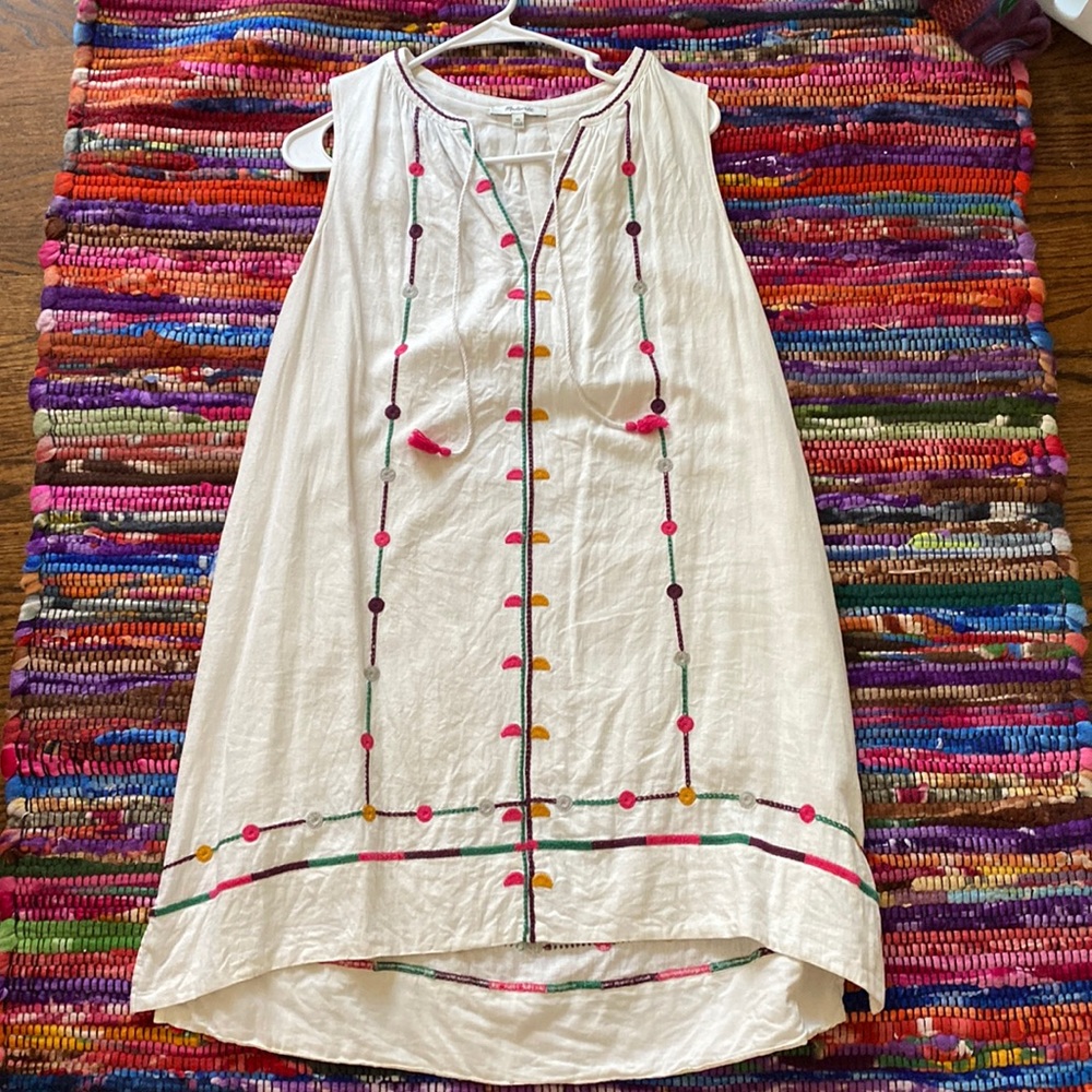 Embroidered Madewell dress